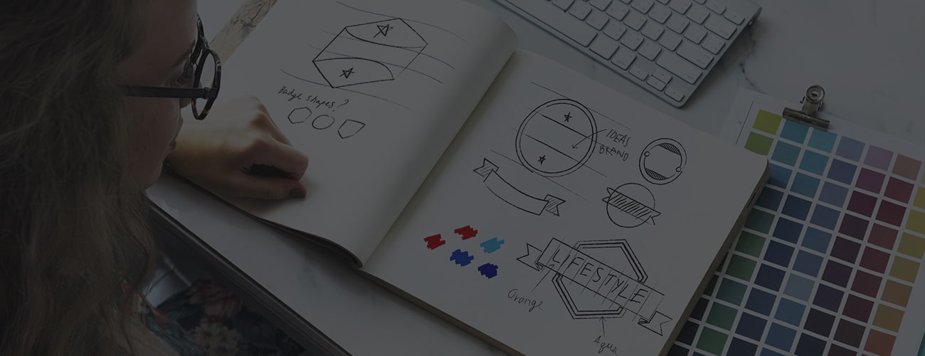 Art Design Drawing Badge Logo Concept